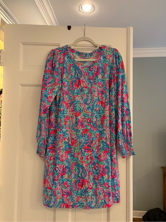 Lilly Pulitzer Dresses & Skirts - Lilly Pulitzer Diann Shift Dress in Surf Blue Flim Flam